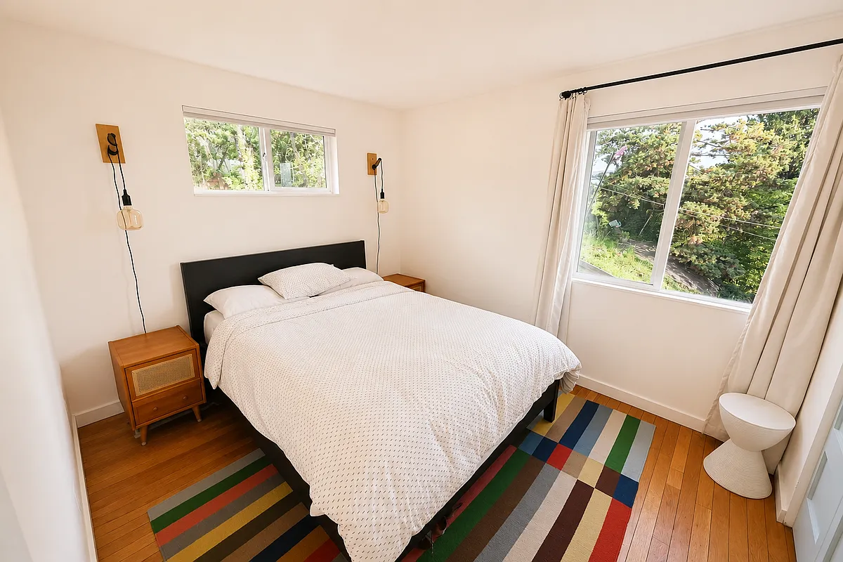 Bedroom #1, Upstairs. Includes large closet with two built-in dressers. - 706 29th Ave S