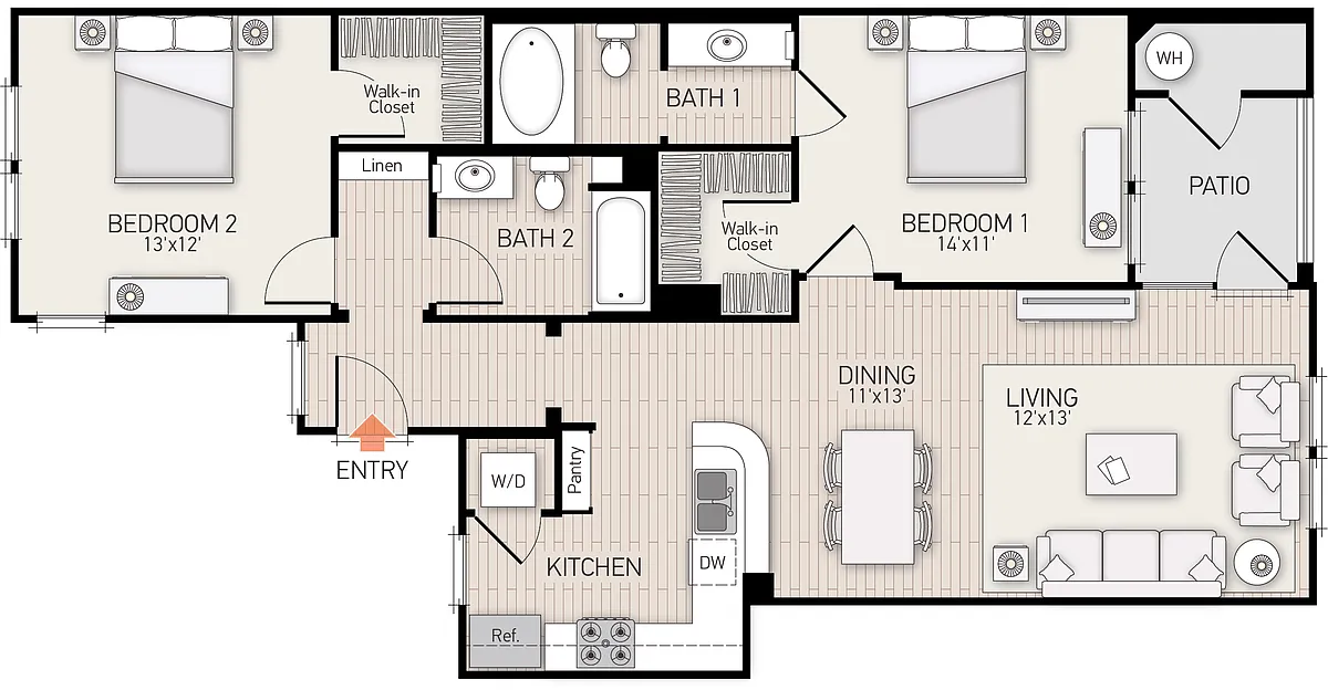 Floor plan Plan D