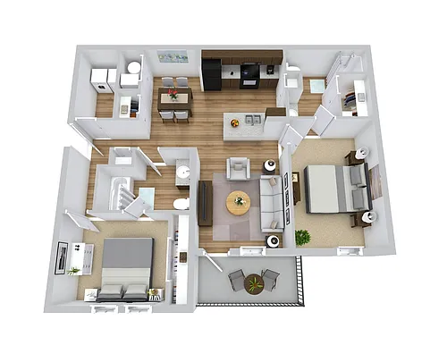 Floor plan 2 Bedroom
