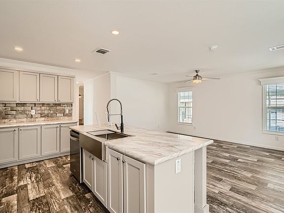 Large kitchen island