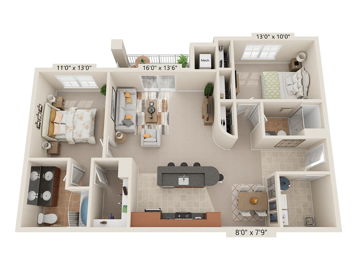 Floor plan The Hastings
