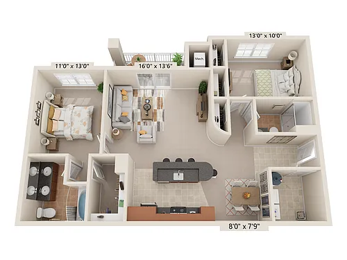 Floor plan The Hastings