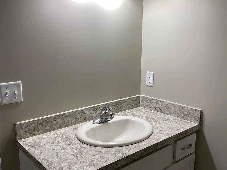 Basement bathroom