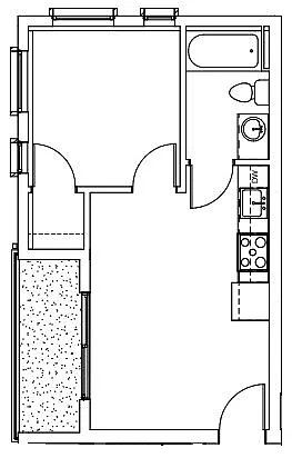 Floor plan One Bedroom