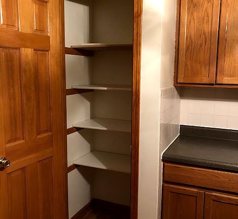 Pantry in the kitchen