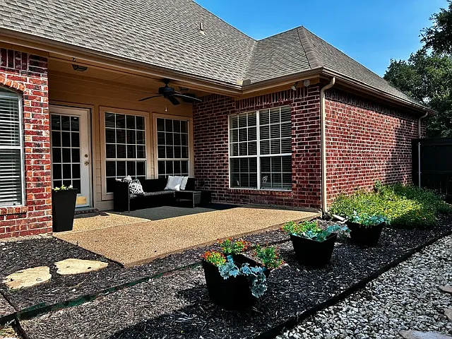 Covered patio