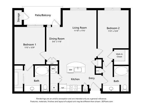 Floor plan B1