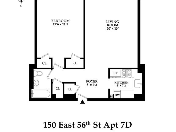 2nd image of 150 E 56th St APT 7D