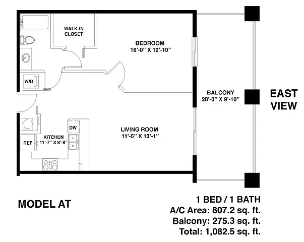 Floor plan Model AT