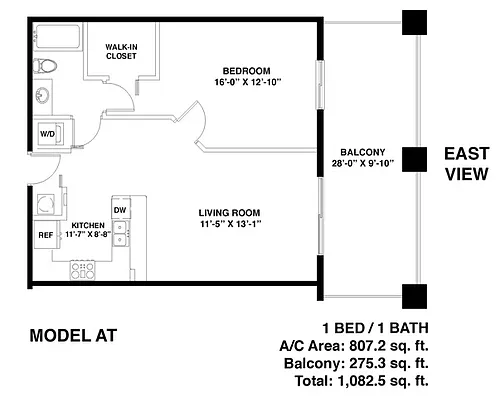 Floor plan Model AT