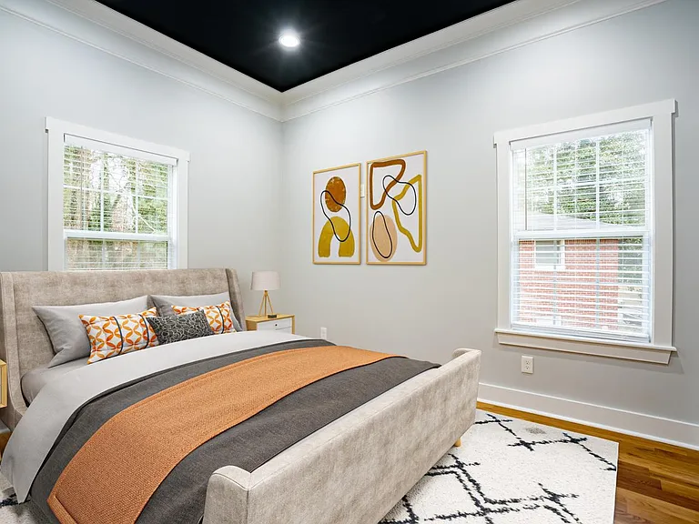Bedroom 4. This image shows a virtually furnished space. Bedrooms come unfurnished.