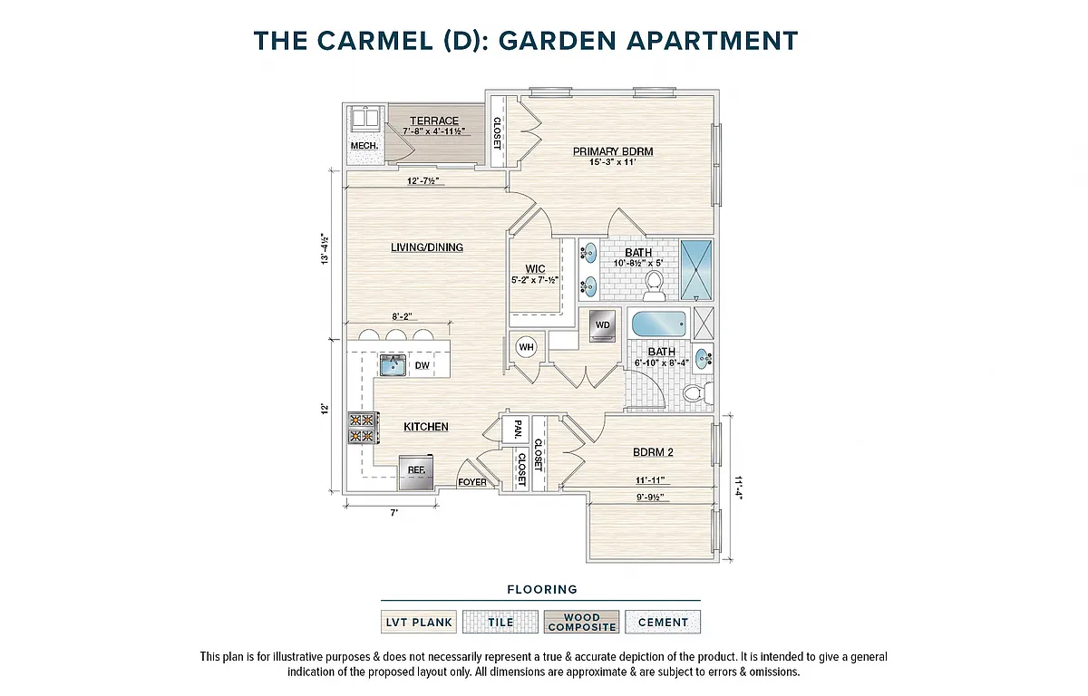 Floor plan The Carmel (D)