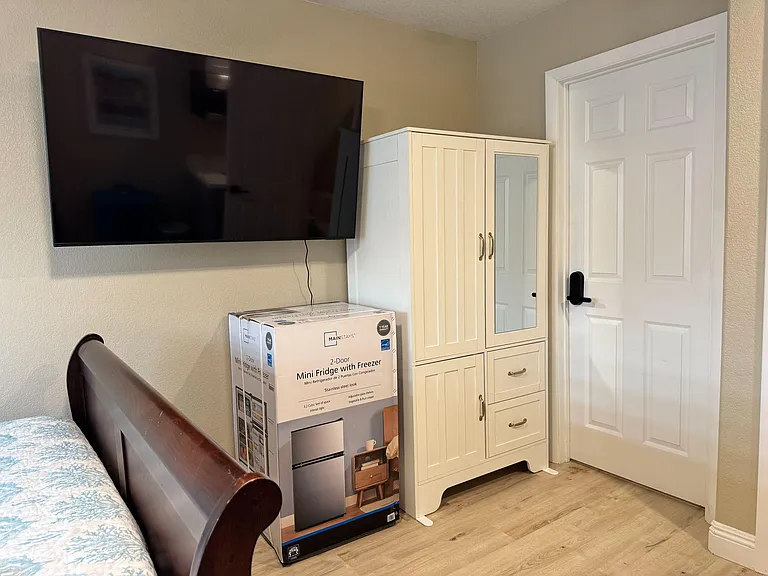 Wi-Fi TV and New Mini Fridge