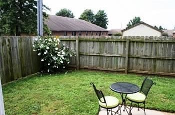 Fenced yard and patio