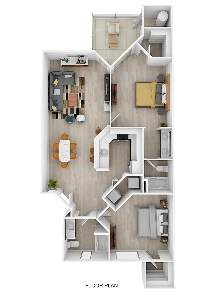 Floor plan B3G
