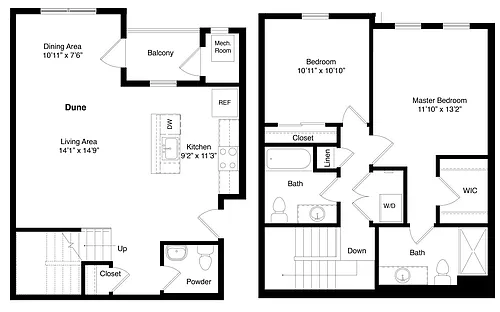 Floor plan Dune