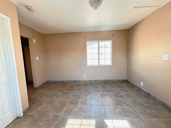 One bedroom with a closet to the left .