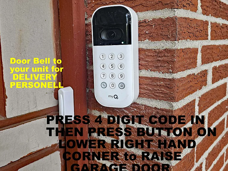 CAMERA MONITORED KEYPAD ENTRY