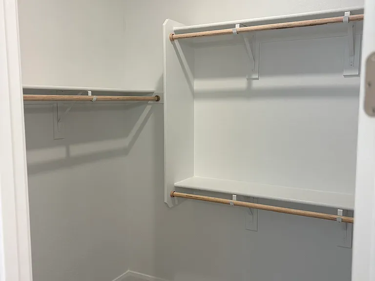 Master walk-in closet
