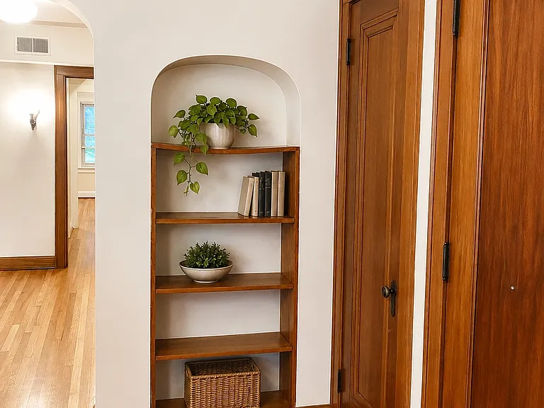 Front Entry door with closet