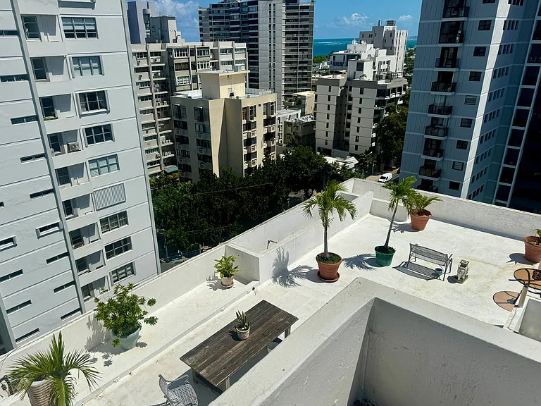 Exclusive rooftop terrace