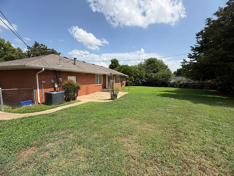 Backyard fenced