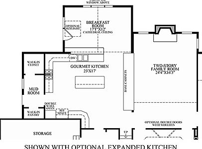 Optional Expanded Kitchen