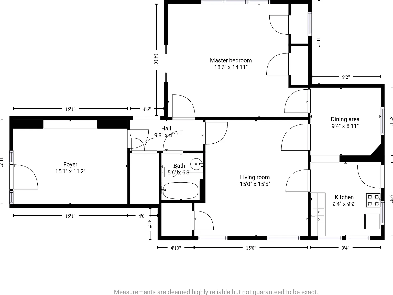2 bed, 1000 sqft, $650 — Photo 2