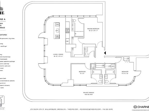 2nd image of 275 S 5th St Penthouse A