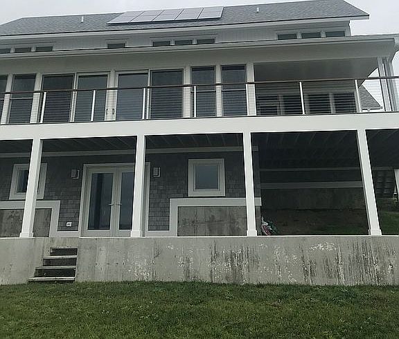Partial rear view