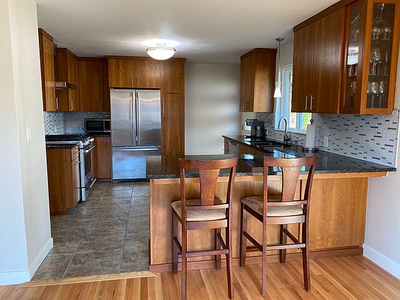 Kitchen and Breakfast bar from Dining Room