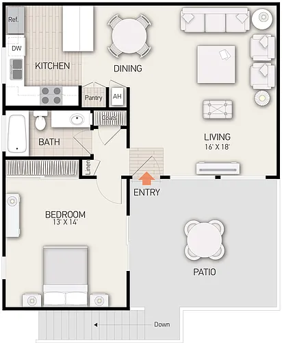 Floor plan Plan 1