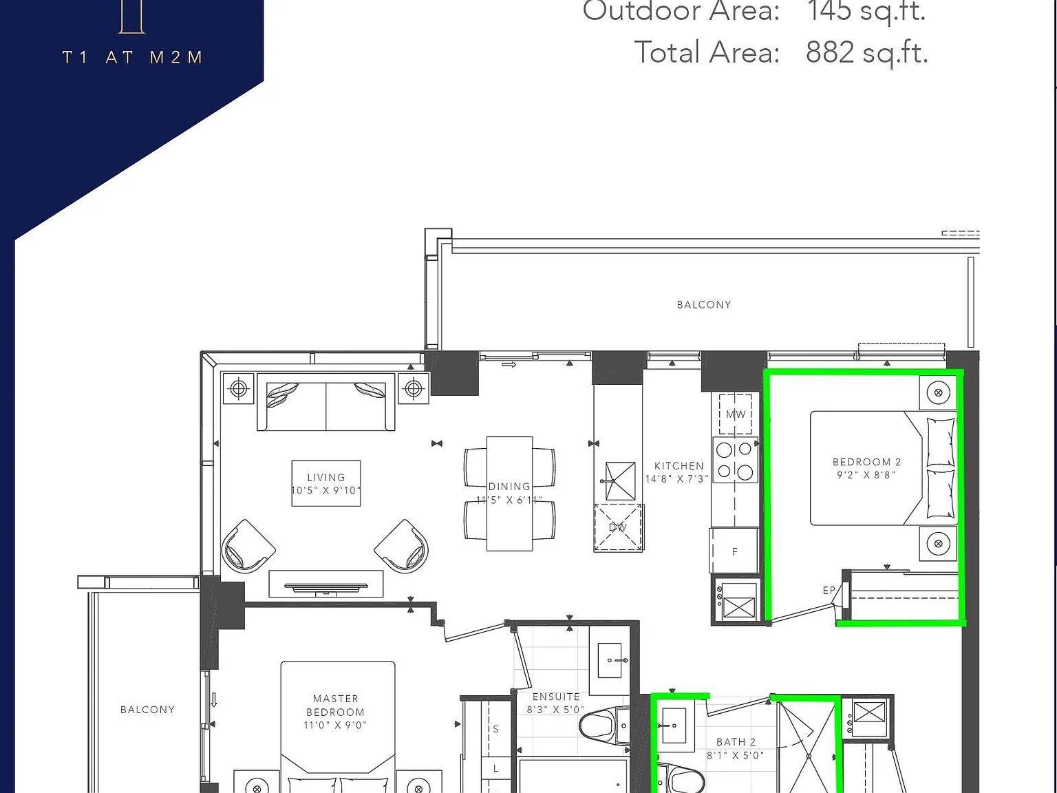 1 bed, $1,600 — Photo 2