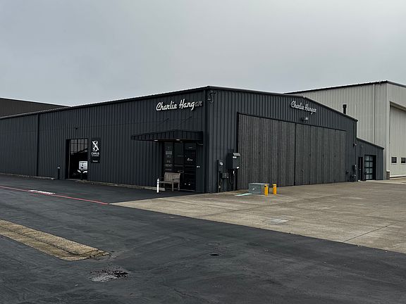 Exterior of the Charlie Hangar