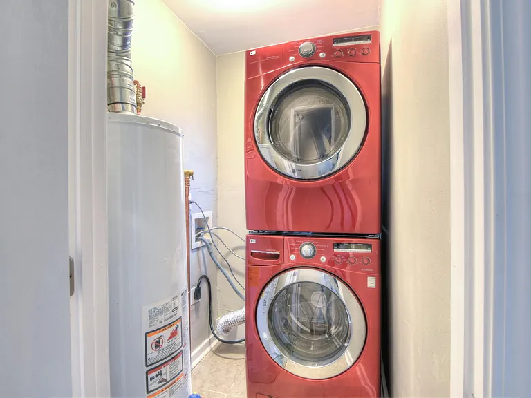 Laundry room with washer & dryer included