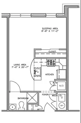Floor plan The Adirondack