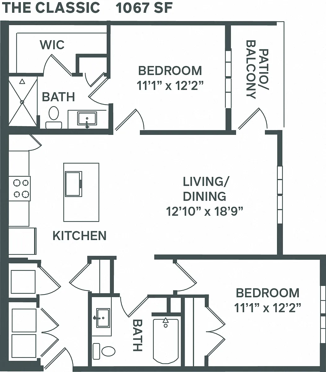 Floor plan Classic B1