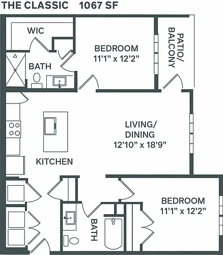 Floor plan Classic B1