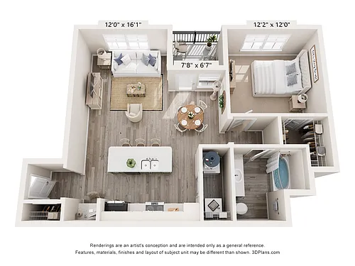 Floor plan A1D