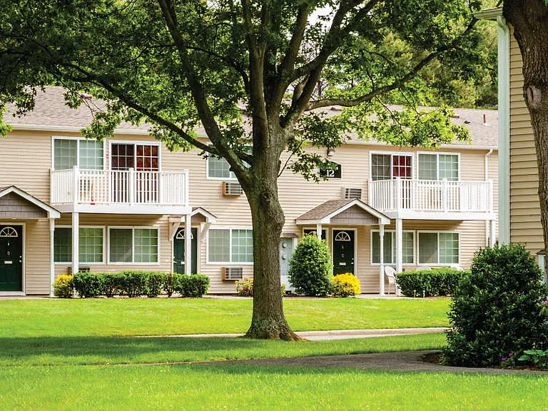 Lush Green Outdoor Spaces at Lakeside Village, East Patchogue
