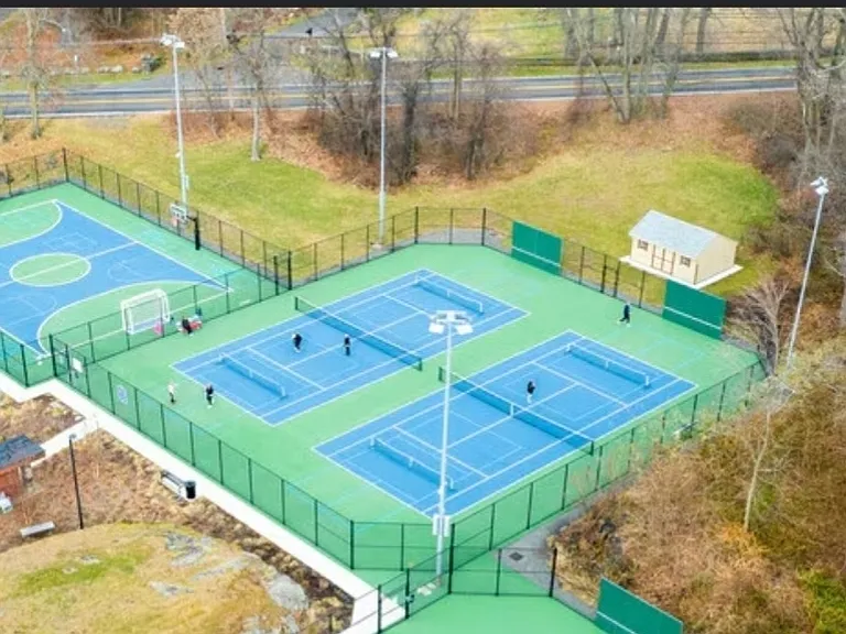 all year tennis access / soccer court