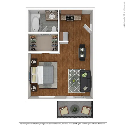 Floor plan Studio