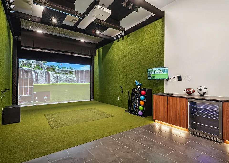 Golf Simulator Bay - Practice golf year-round from the convenience of home.