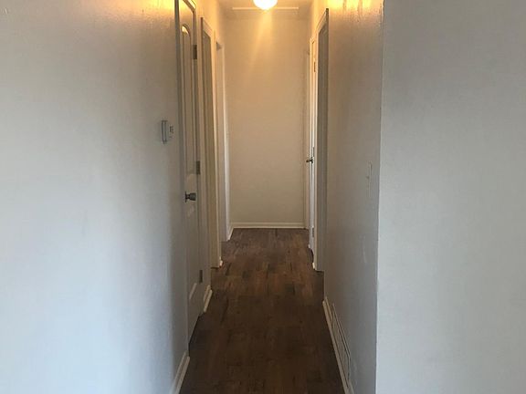 Upstairs hallway. New laminate wood flooring.