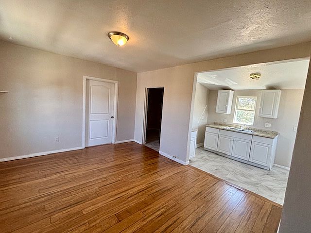 Living room looking towards kitchen