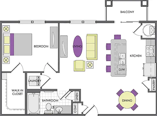 Macaw | 1 Bed / 1 Bath Macaw | 1 Bed / 1 Bath