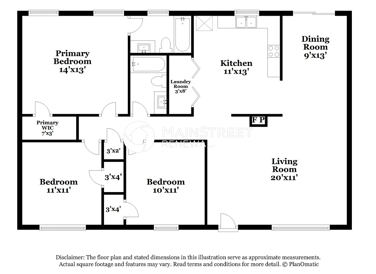 Floor Plan - 6916 Brittany Ln