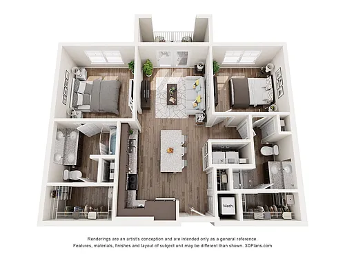 Floor plan B1 - Essential Housing