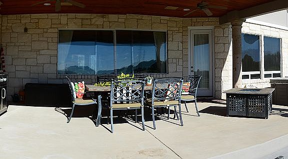 Back Patio & Spa