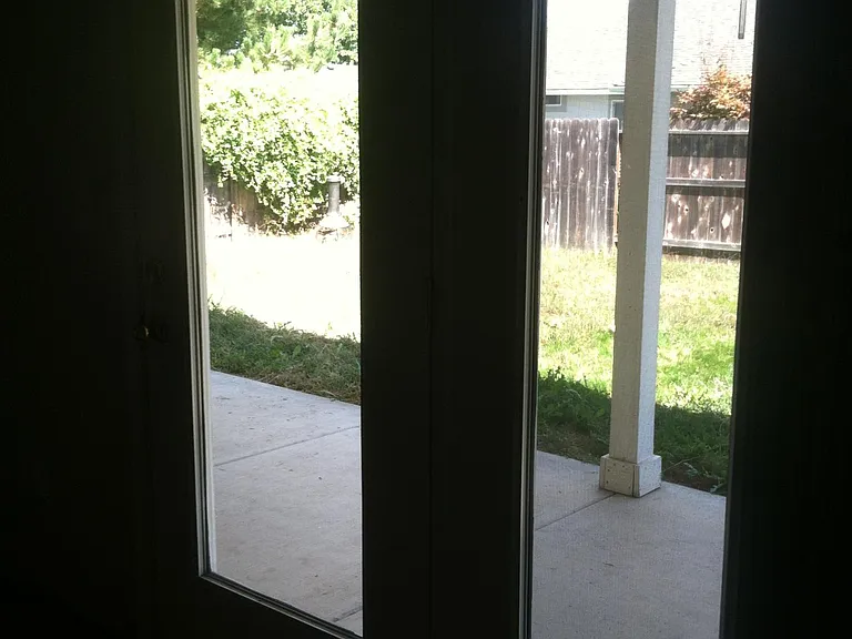 French doors in master bedroom